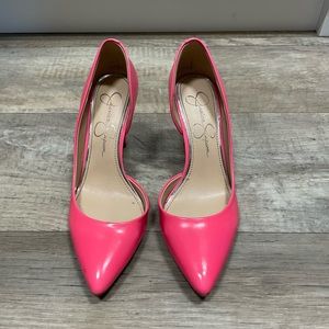 Jessica Simpson Neon Pink Pumps 6.5